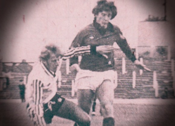 Kinnear in action against Port Vale.