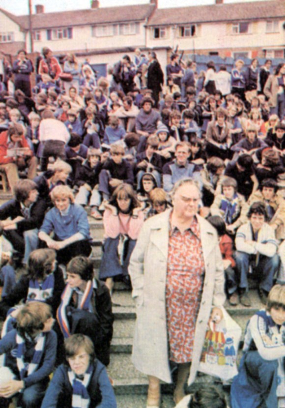 "Hello, hello, grannie aggro'? The arrival of First Division football in the Sussex town captures the imagination of everyone - young and old